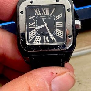 Cartier Santos watch. Authentic in GUC. Message for more details